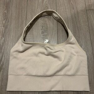 Fabletics - Beige/Creme Sports Top - M